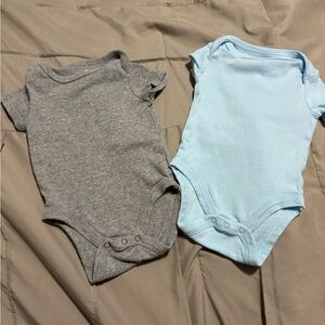 Circo Gray and Light Blue Bodysuits